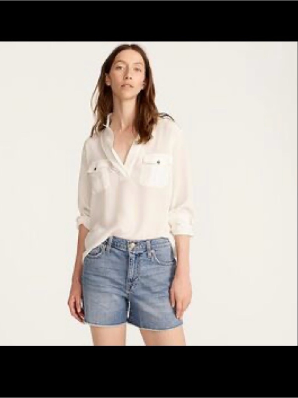 J. Crew High Rise denim shorts